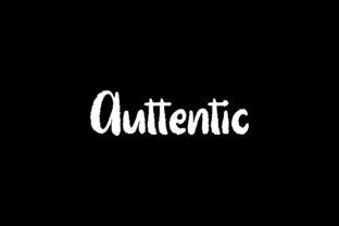 Auttentic: A Display Font with Artistic Flair