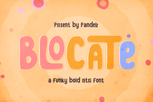 Blocate: Bold Retro Display Font for Modern Design