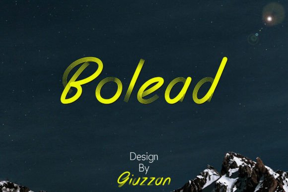 Bolead: A Display Font for Modern Elegance