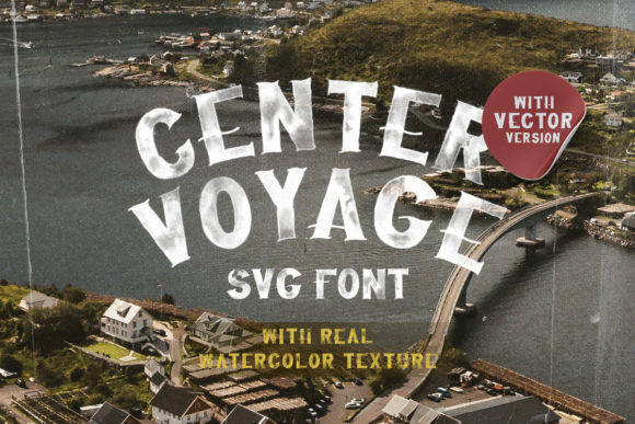 Center Voyage: A Unique Display Font for Creative Projects