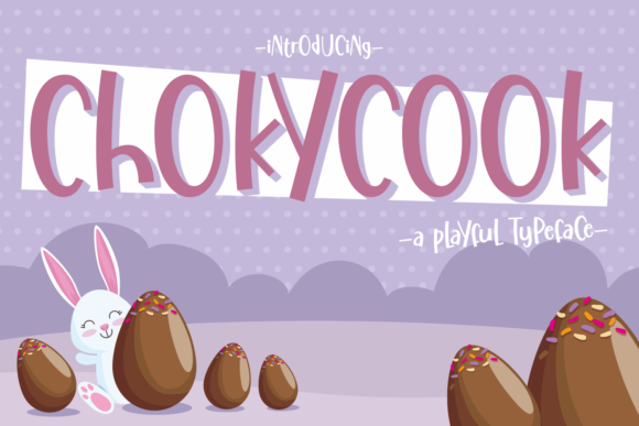 Chokycook: A Whimsical Display Font for Joyful Designs
