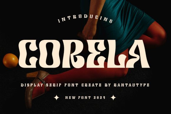 Corela: A Psychedelic Font for Vibrant Designs