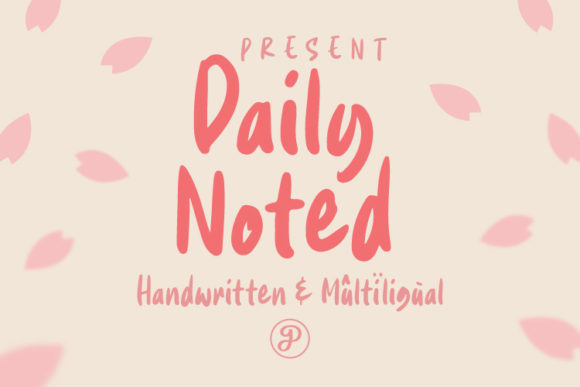 Daily Noted: A Fresh Display Font for Creative Projects