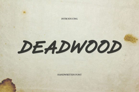 Deadwood: A Quirky Display Font for Bold Creations