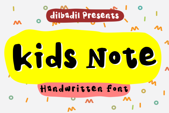 Discover Kids Note: A Charming Display Font for Creative Projects