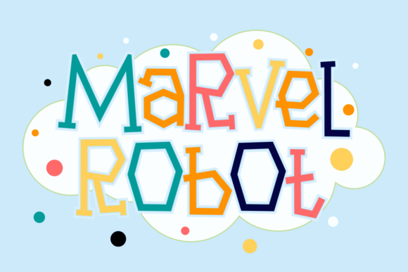 Discover Marvel Robot: A Playful Font for Creative Projects