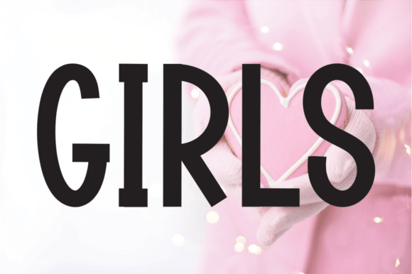 Girls: A Playful Display Font for Energetic Designs