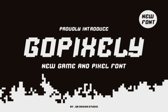 Gopixely: A Fun Display Font for Creative Projects