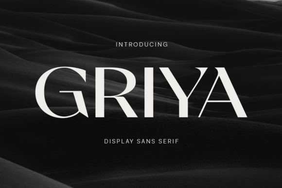 Griya: The Sans Serif Font for Modern Elegance