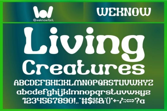 Living Creatures: A Stone Age-Inspired Font for Modern Design