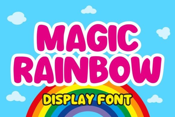 Magic Rainbow: A Friendly and Bold Display Font