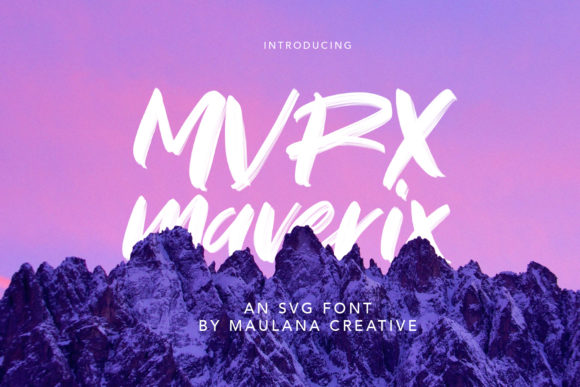 Maverix: The Cool Urban Display Font