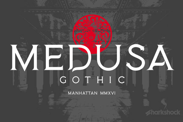 Medusa Gothic: A Romanesque Serif for Bold Designs