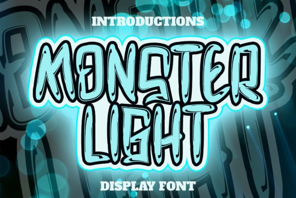 Monsterlight: A Whimsical Display Font for Joyful Designs
