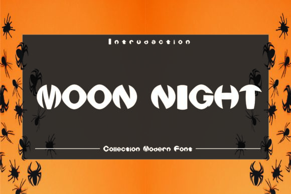 Moon Night: A Display Font for Creative Projects