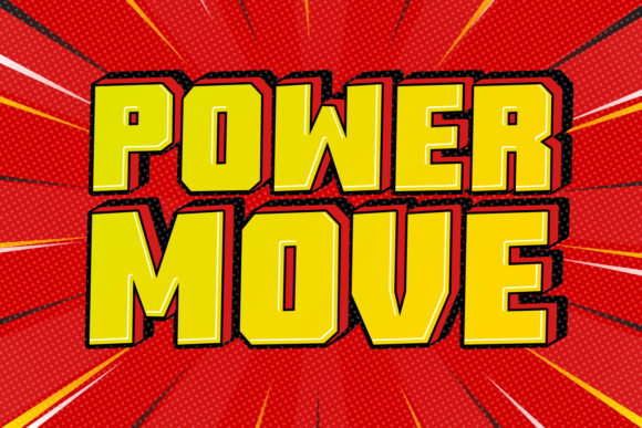 Power Move: The Bold Display Font for Dynamic Designs