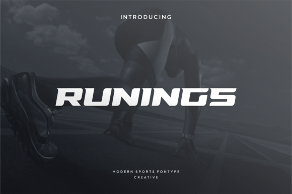 Runings: The Bold Display Font for Dynamic Designs