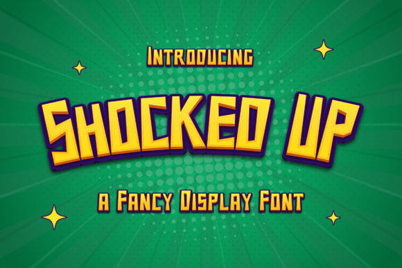 Shocked Up: A Playful Font for Creative Projects