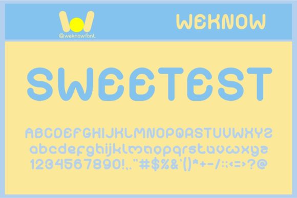 Sweetest: A Joyful Display Font for Standout Designs