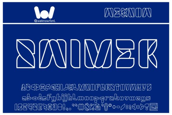 Swimer: A Cool, Unique Display Font for Modern Creators