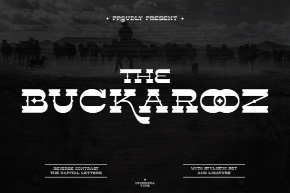 The Buckarooz: Bold Vintage Font for Creative Projects