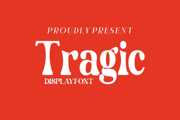 Tragic: A Fun and Quirky Display Font for Creative Projects