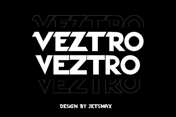 Veztro: A Modern Display Font with a Futuristic Edge