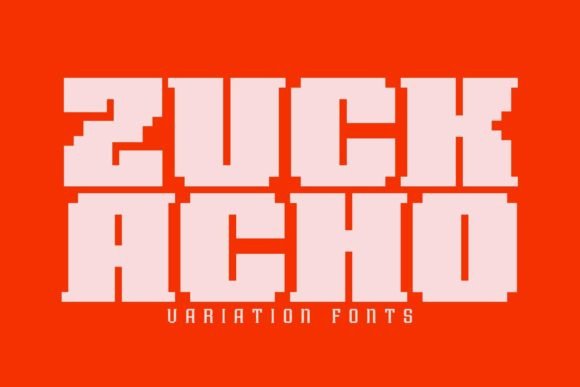 Zuck Acho: A Sweet and Quirky Display Typeface